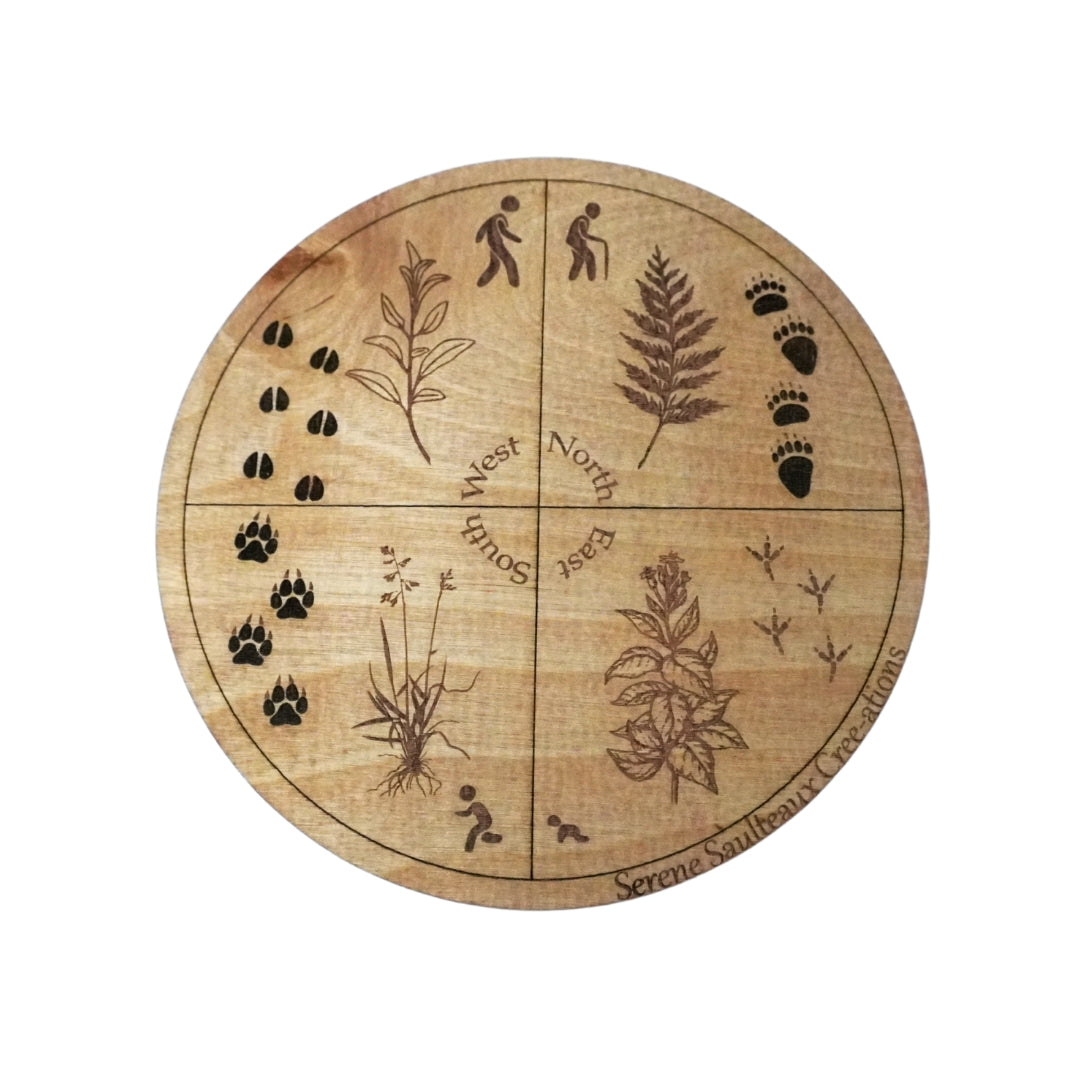 Alexis Serene Saulteaux Cree-ations medicine wheel art