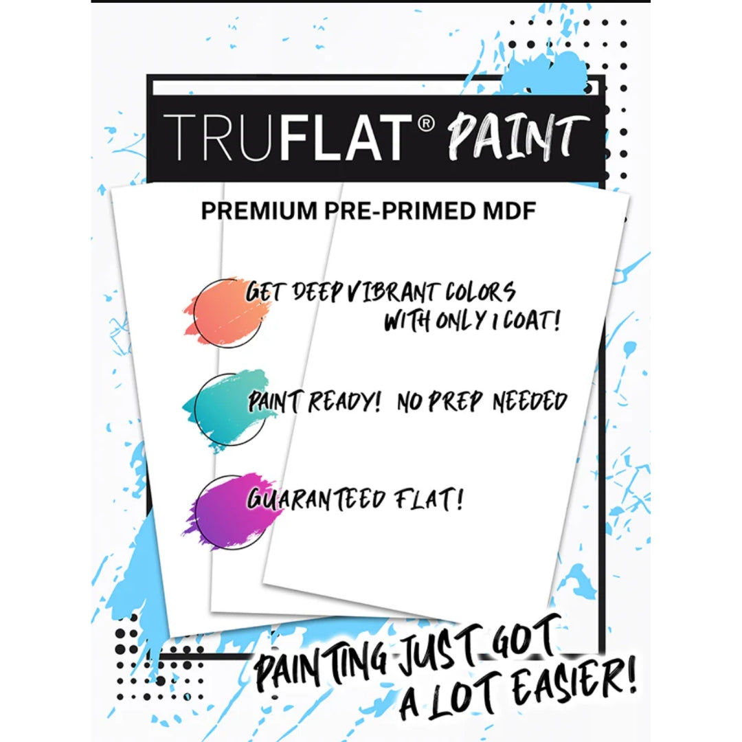 TruFlat® Paint Pre-Primed Plywood | MDF Wood Laser Cutter Canada | Laser Supply Canada