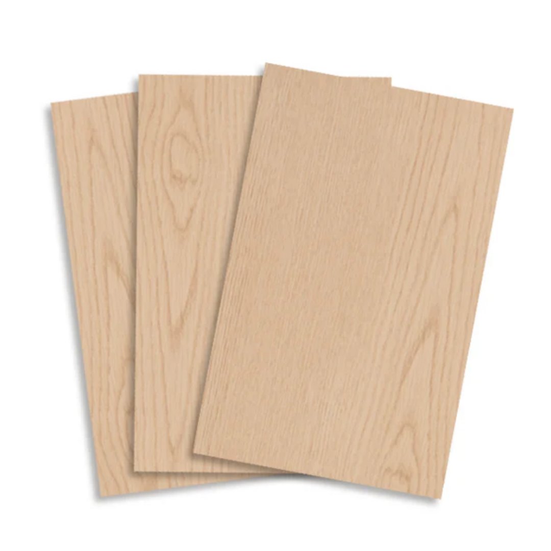 2 pieces of oak Truflat engineered wood sold by Thunder Laser Canada