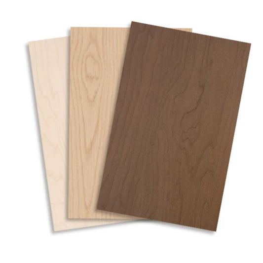 TruFlat® Wood 3 Pack | Engineered  Wood for Laser Cutting | Laser Supply Canada