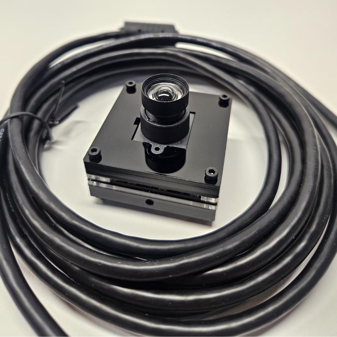 camera with coiled cord