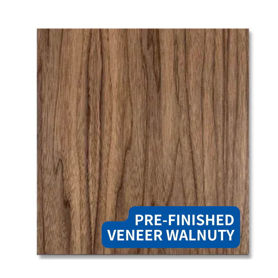 Walnut Veneer MDF 10 Pack | Pre-finished Laser Cutting Wood | Wood for Laser Cutting Canada